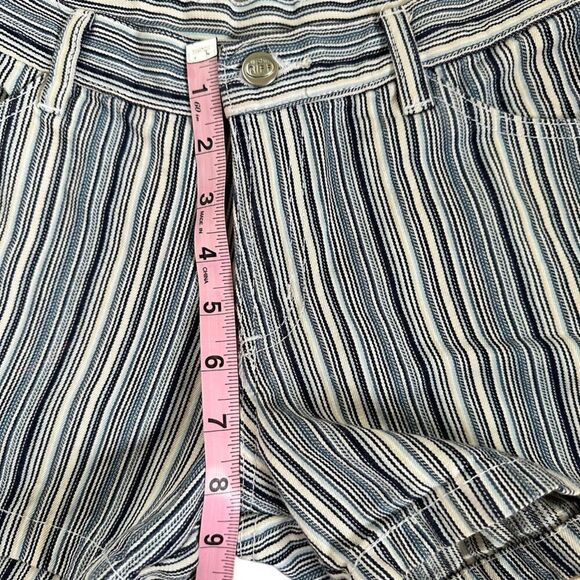 Versus Gianni Versace ~ Striped Blue Shorts ~ size 27 - Picture 8 of 10